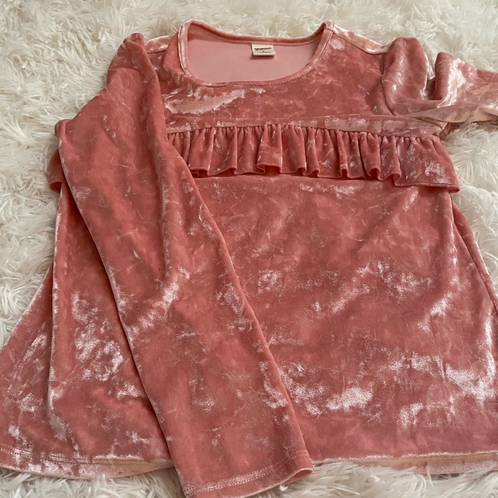 Cute pink satin shirt